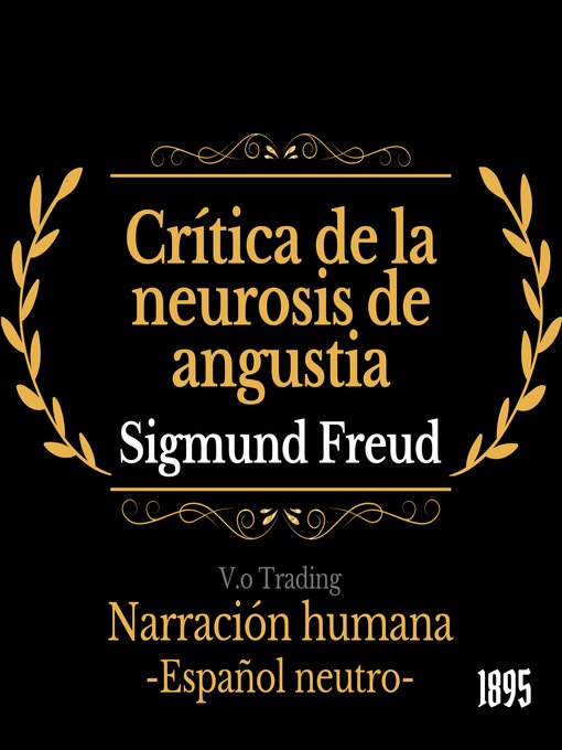 Title details for Crítica de la neurosis de angustia by Sigmund Freud - Available